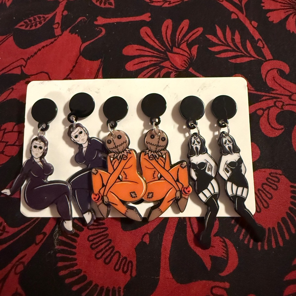 Ladies of Horror Earrings Set